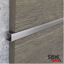 Разделительный профиль-бордюр ПП01-12НС из нержавеющей стали