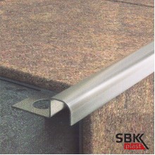 Угловой защитный закладной профиль ПК12-10НС из нержавеющей стали