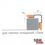 Угловой защитный профиль ПКр10-30НС из нержавеющей стали