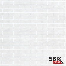 Стильный дом Кирпич белый панель стеновая 2440х1220х6 мм