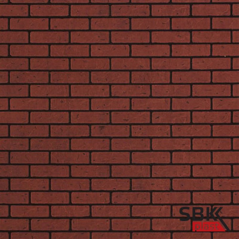 Стильный дом Кирпич красный обожжённый панель стеновая 2440х1220х6 мм