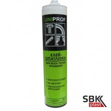 Uniprof клей-шпатлёвка для всех типов профилей
