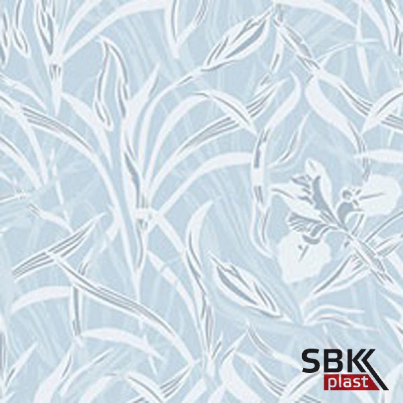 Панель стеновая пластиковая WP 0114-2 орхидея голубая  250х2700  мм